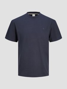 Modern Jack & Jones men's T-shirt with cotton, navy