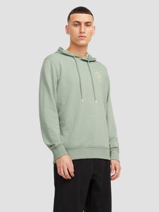 Sweat à capuche doux Jack & Jones pour homme, vert pastel