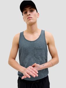 Modern Jack & Jones men's T-shirt with cotton, blue