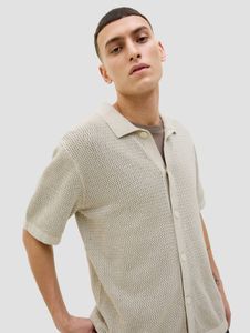 Polo da uomo versatile Jack & Jones in cotone, beige