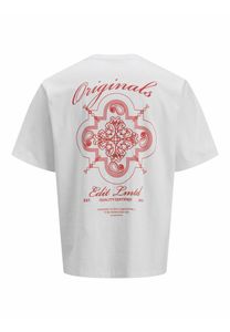 Casual Jack & Jones men's T-shirt with cotton, white