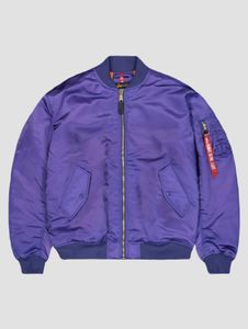 Simple Alpha Industries men's jacket, violet