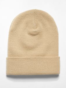 Casquette unisexe Flexfit sportive, maille côtelée, 104 g/m², beige