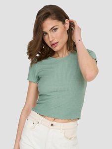 sporty Only women's stretch T-shirt green