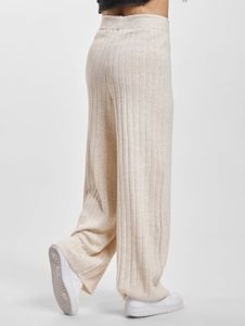 moderne Only Damen Hose Kordelzug Taschen Creme-Beige