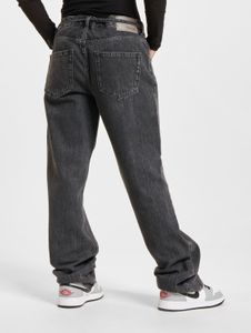 Stylish Only women's jeans, straight fit, with cotton, anthracite
