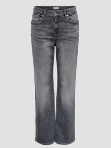 Casual Only women's straight fit stretch jeans with cotton, anthracite