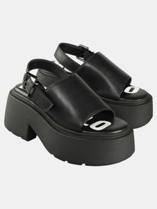Casual Buffalo women's sandals, black