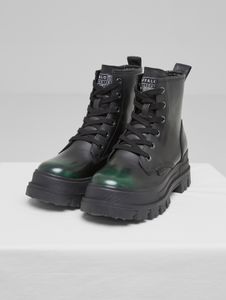 Casual Buffalo women's boots, black/green