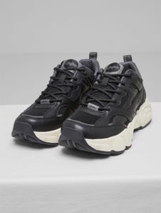 moderne Buffalo Damen Sneaker Schwarz