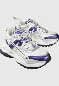 Casual Buffalo women's sneakers, white