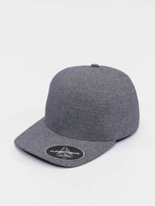 sporty Flexfit unisex cap, straight fit, 152 g/m², blue melange
