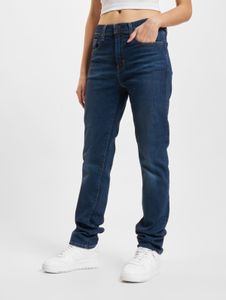 Comodi jeans da donna Levi's a gamba dritta elasticizzata in cotone, blu