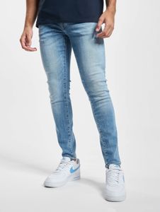 Modern Only & Sons men's skinny fit stretch jeans with zip fastening, cotton, blue