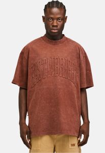 T-shirt homme Fast and Bright, style sportif, en coton marron