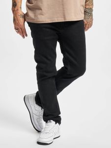 Comodi jeans da uomo 2Y Premium, vestibilità slim, elasticizzati, con zip e fodera in cotone, colore nero.