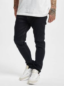 Pantalones vaqueros ajustados elásticos Modern 2Y Premium para hombre, con algodón, color negro.