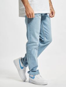 Comfortable 2Y Premium Men's Jeans Straight Fit Stretch Zip with Cotton Blue