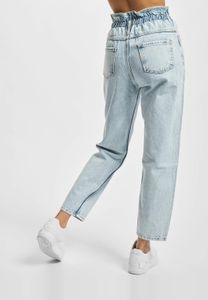 Jeans da donna 2Y Premium alla moda con tasche con cerniera, in cotone, blu