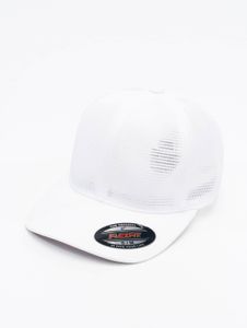 coole Flexfit Unisex Cap Stretch Mesh Weiß