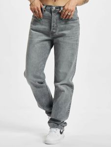 moderne LEVI´S Damen Jeans Straight Fit Stretch mit Baumwolle Grau