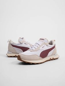 Eleganti sneakers unisex Puma, bianco/beige/rosso