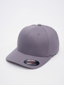 sporty Flexfit men's cap, stretch 277 g/m², cotton, grey