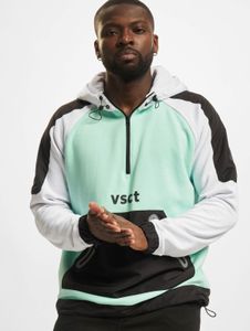 Sweat à capuche décontracté VSCT pour homme, vert menthe, avec fermeture éclair