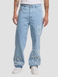 Jeans casual da uomo Karl Kani, 275 g/m² in cotone, blu