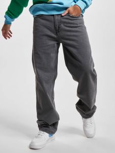 Jeans casual da uomo Karl Kani con tasche con zip, cotone 650 g/m², blu