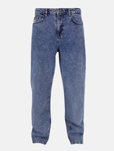 Jeans da uomo moderni Karl Kani con tasche con cerniera, in cotone, blu