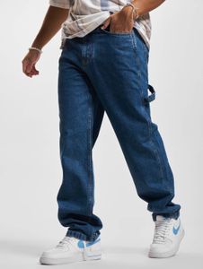 Elegantes pantalones vaqueros Karl Kani para hombre, de algodón, color azul.