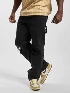 Pantalones vaqueros cómodos para hombre de Karl Kani, de algodón, color negro.