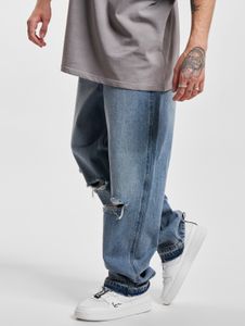 Elegantes pantalones vaqueros Karl Kani para hombre, de algodón, color azul.