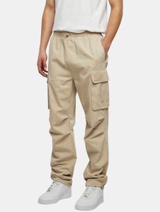 Elegantes vaqueros elásticos de algodón para hombre de Karl Kani, color beige.
