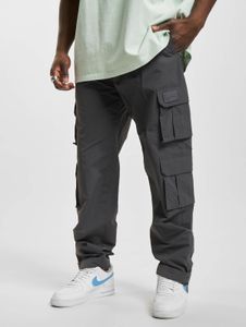Jeans da uomo moderni Karl Kani con tasche in velcro, grigi