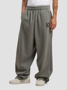 Pantalones modernos para hombre de Karl Kani, 350 g/m², de algodón gris.