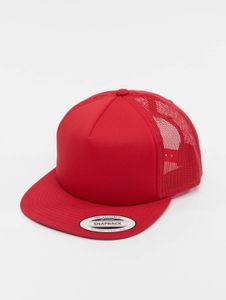 Berretto unisex in flanella a quadri, fresco, in rete, 330 g/m², rosso
