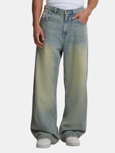 Jeans casual da uomo Karl Kani, 10,5 g/m² in cotone, blu/beige