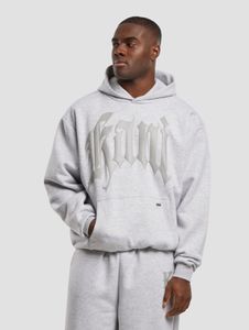 Sudadera con capucha suave para hombre Karl Kani de 350 g/m² con algodón gris