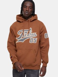 lässiger Fubu Herren Hoodie 450 g/m² mit Baumwolle Braun