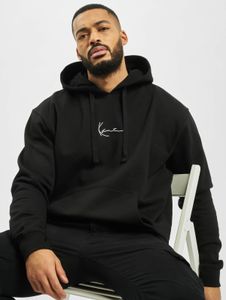 Sudadera informal con capucha para hombre de Karl Kani, 350 g/m², algodón, negra.