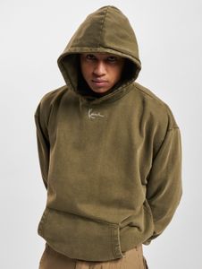 Sudadera informal para hombre Karl Kani, 500 g/m², algodón, verde.