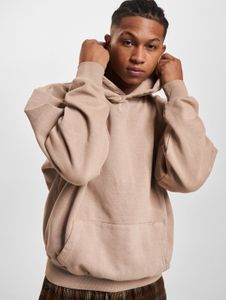 Sudadera con capucha cómoda para hombre de Karl Kani, 500 g/m², algodón, color beige.