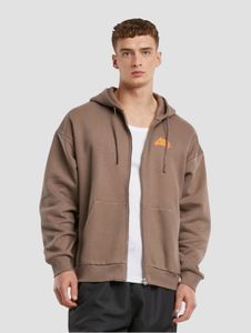 Felpa con cappuccio da uomo Soft K1X | KICKZ 300 g/m² in cotone marrone