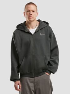 Sudadera informal con capucha para hombre de Karl Kani, 350 g/m², algodón, negra.