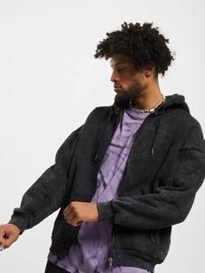 Modern Sean John men's hoodie with large hood, drawstring, cotton, black
