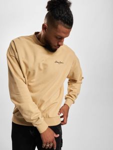Felpa casual da uomo Sean John con coulisse e tasche, in cotone, beige