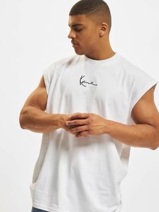 Comoda t-shirt da uomo Karl Kani, 220 g/m², cotone, bianca