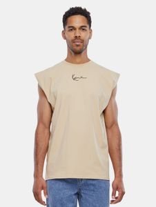 Comfortable Karl Kani men's T-shirt with cotton, beige